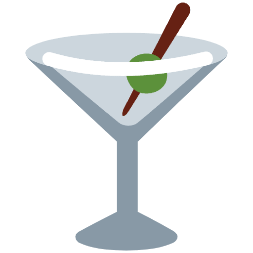 Cocktail Glass Emoji from Twemoji Emoji Set