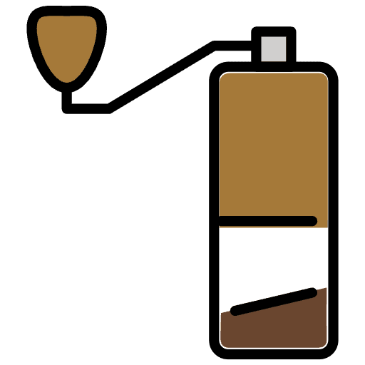 Coffee Grinder Emoji from OpenMoji Set