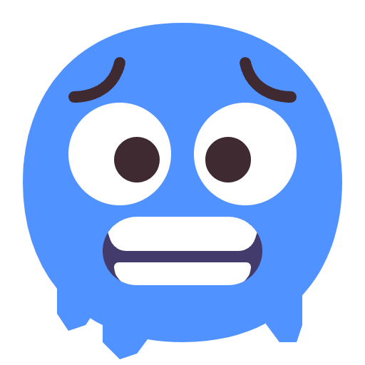 Cold Face Flat Emoji from Fluent Emoji Flat Set