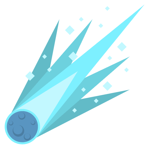 Comet Element from EmojiTwo Colors Set