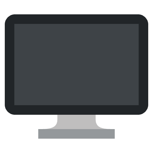 Computer Icon Emoji from EmojiTwo Colors Set