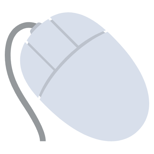 Computer Mouse Emoji from EmojiTwo Colors Set