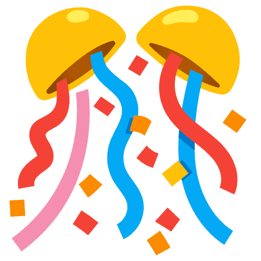 Confetti Ball Emoji from Noto Emojis Set