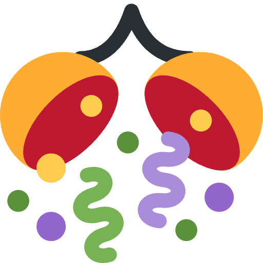 Confetti Ball Element from Twemoji Emoji Set