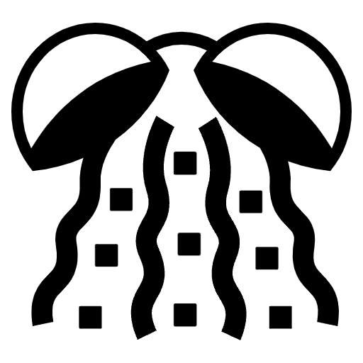 Confetti Ball Emoji from EmojiTwo Black Set
