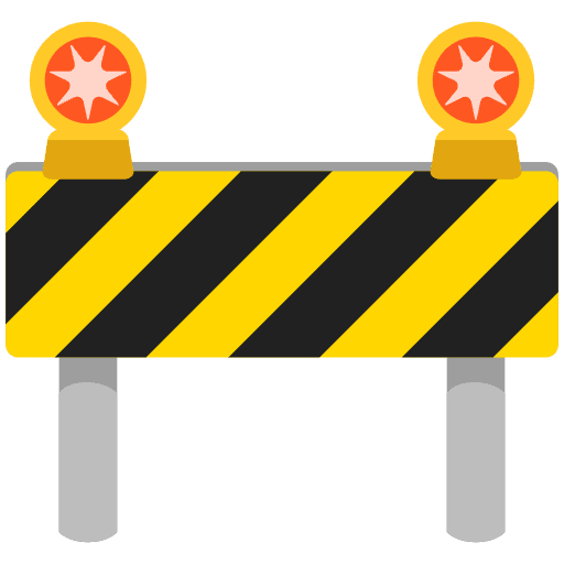 Construction Emoji from Noto Emojis Set
