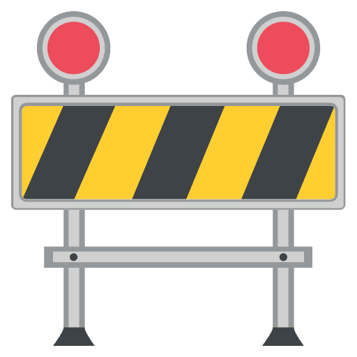 Construction Emoji from EmojiTwo Colors Set