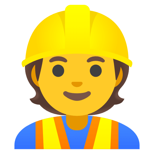 Construction Worker Emoji from Noto Emojis Set
