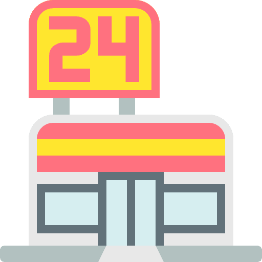 Convenience Store Emoji from EmojiTwo Colors Set