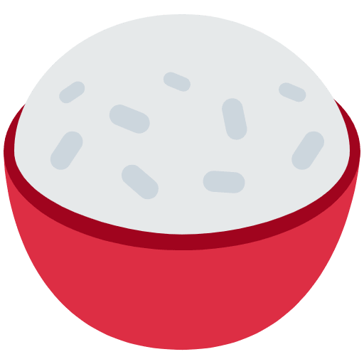 Cooked Rice Emoji from Twemoji Set