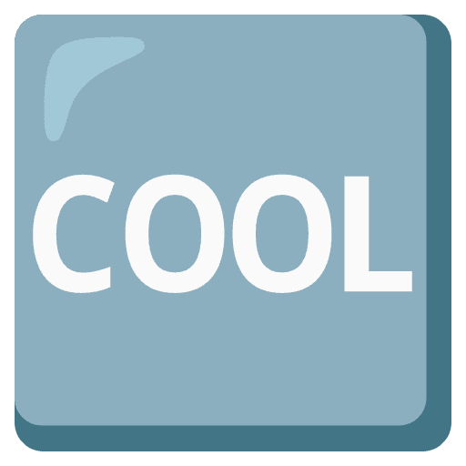 Cool Button Emoji from Noto Emojis Set