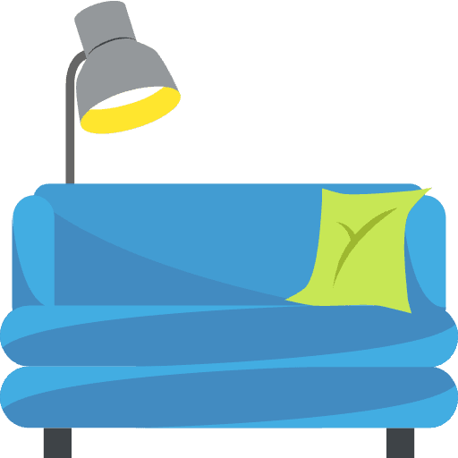 Couch And Lamp Emoji from EmojiTwo Colors Set