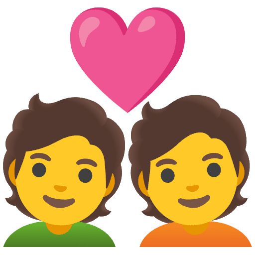 Couple With Heart Emoji from Noto Emojis Set