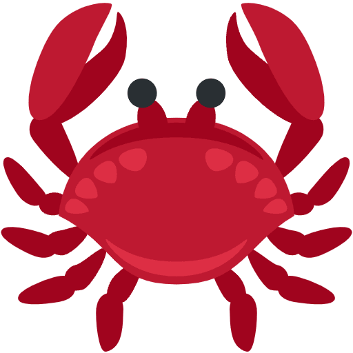 Crab Emoji from Twemoji Set