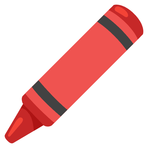 Crayon Emoji from Noto Emoji Set