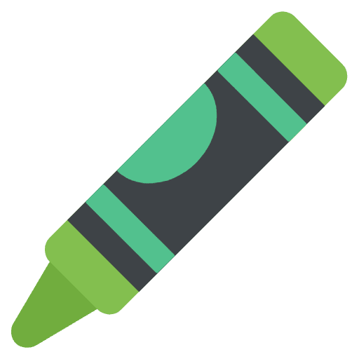 Crayon Emoji from EmojiTwo Colors Set
