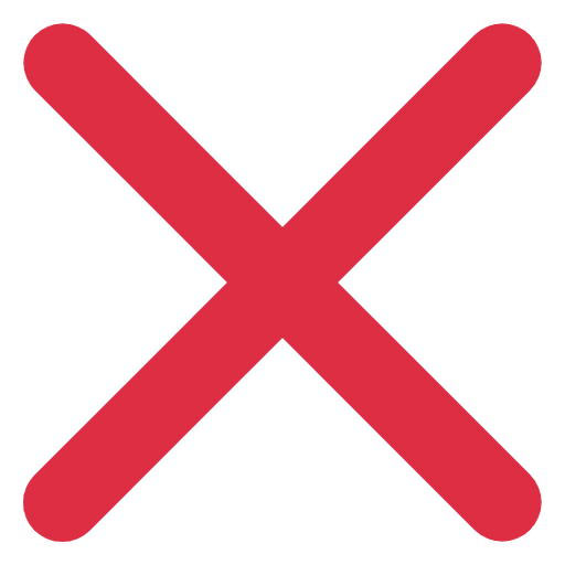 Cross Mark Emoji from Twemoji Emoji Set
