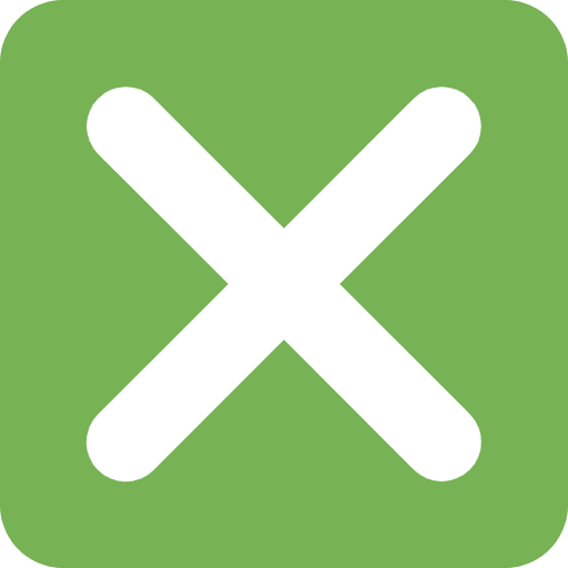 Cross Mark Button Emoji from Twemoji Emoji Set