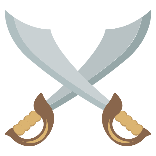 Crossed Swords Emoji from EmojiTwo Colors Set