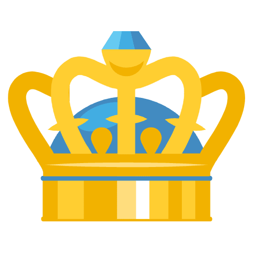 Crown Emoji from EmojiTwo Colors Set