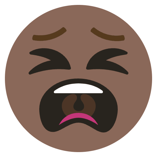 Crying Face Emoji from EmojiTwo Colors Set