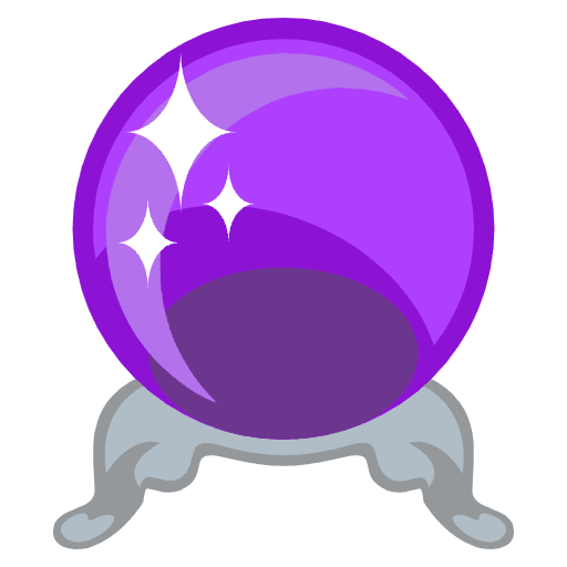 Crystal Ball Element from EmojiTwo Colors Set