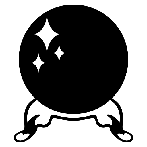 Crystal Ball Element from EmojiTwo Black Set