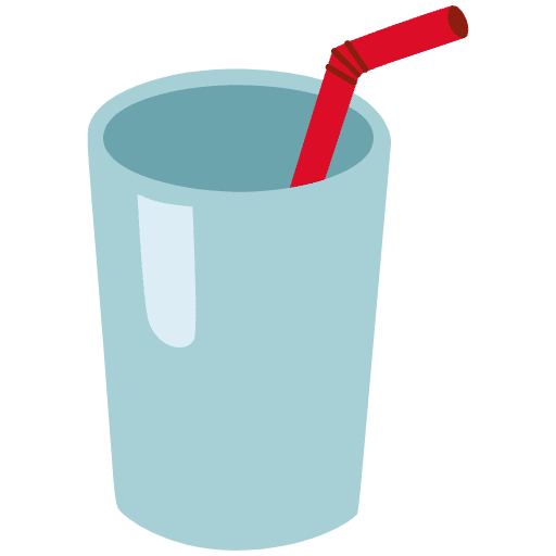 Cup With Straw Emoji from Noto Emojis Set