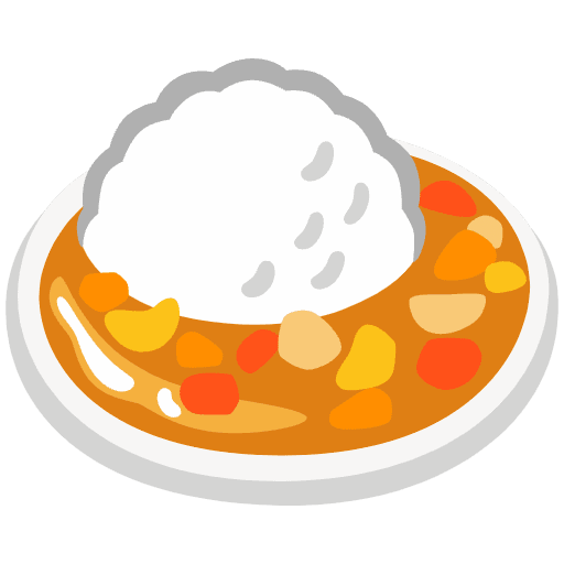 Curry Rice Element from Noto Emojis Set