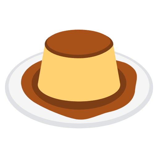 Custard Emoji from EmojiTwo Colors Set