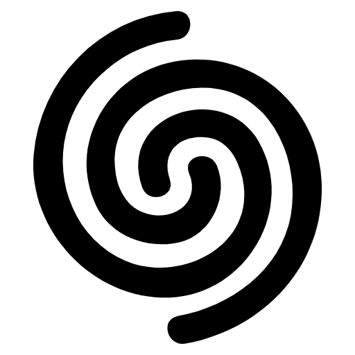 Cyclone Emoji from EmojiTwo Black Set
