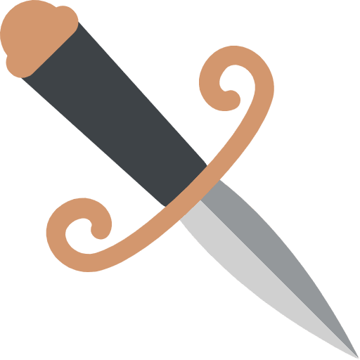 Dagger Element from EmojiTwo Colors Set