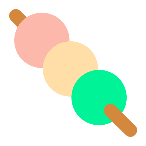 Dango Flat Element from Fluent Emoji Flat Set