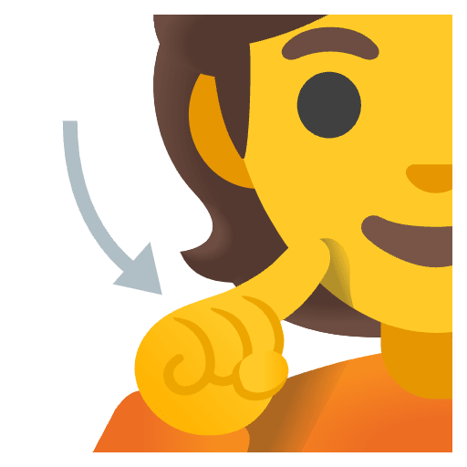 Deaf Person Emoji from Noto Emoji Set