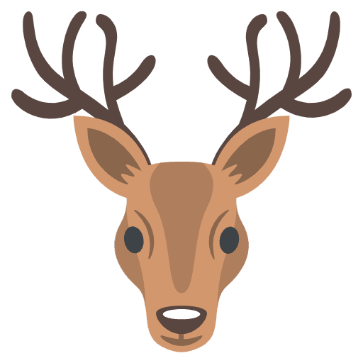 Deer Element from EmojiTwo Colors Set