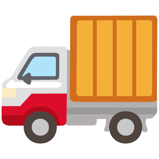 Delivery Truck Emoji from Noto Emojis Set