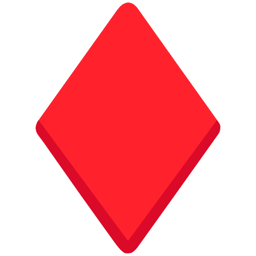 Diamond Suit Emoji from Noto Emoji Set