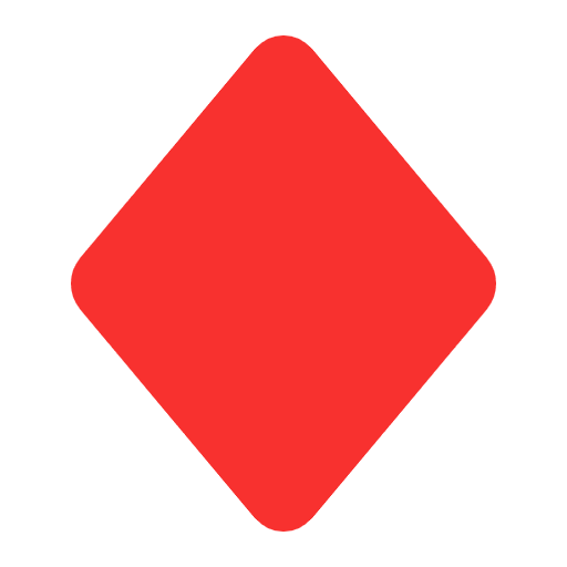 Diamond Suit Flat Element from Fluent Emoji Flat Set