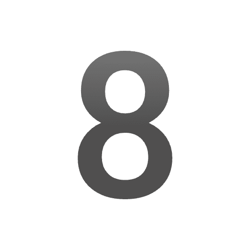 Digit Eight Emoji from Noto Emojis Set