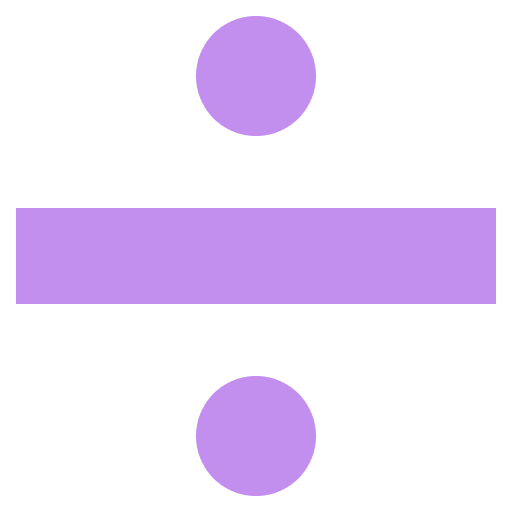 Divide Emoji from EmojiTwo Colors Set