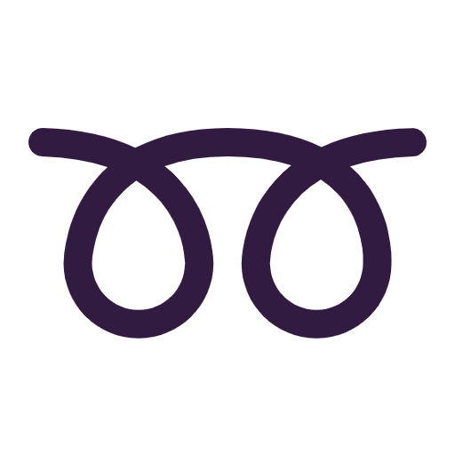 Double Curly Loop Flat Emoji from Fluent Emoji Flat Set