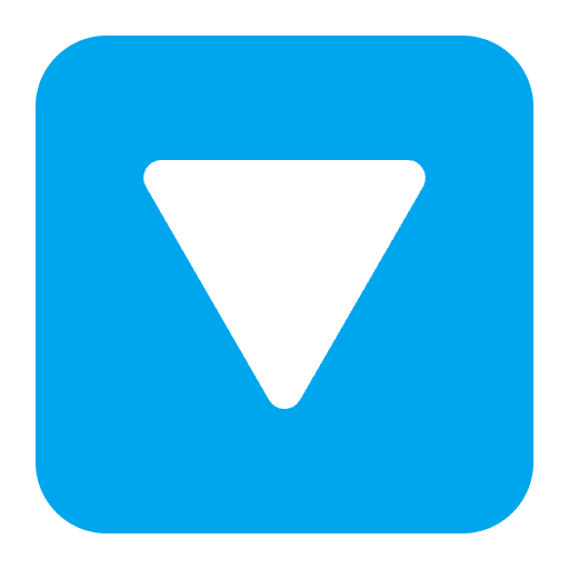 Downwards Button Flat Element from Fluent Emoji Flat Set