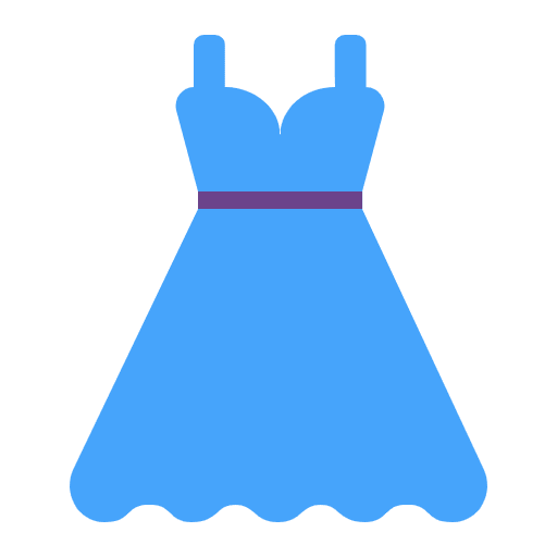 Dress Flat Emoji from Fluent Emoji Flat Set