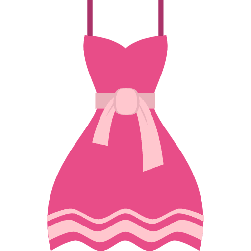 Dress Emoji from EmojiTwo Colors Set