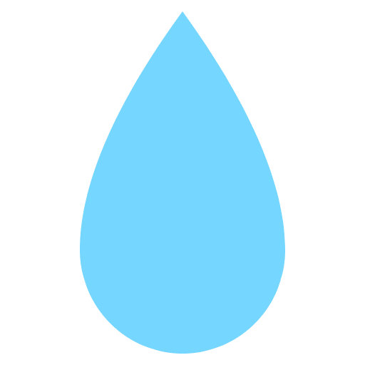 Droplet Emoji from EmojiTwo Colors Set