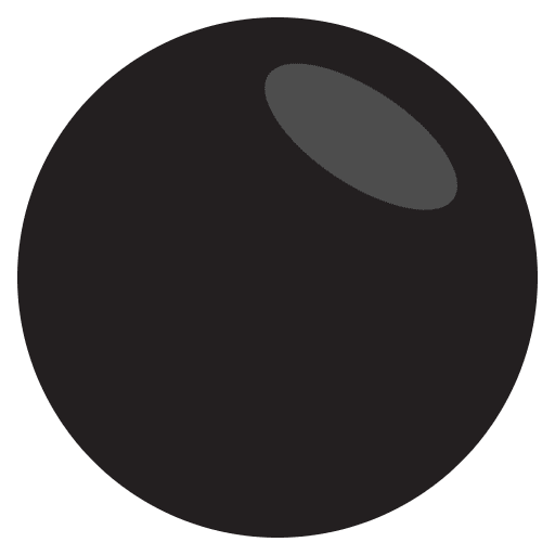 Eclipse Sphere Emoji from EmojiTwo Colors Set