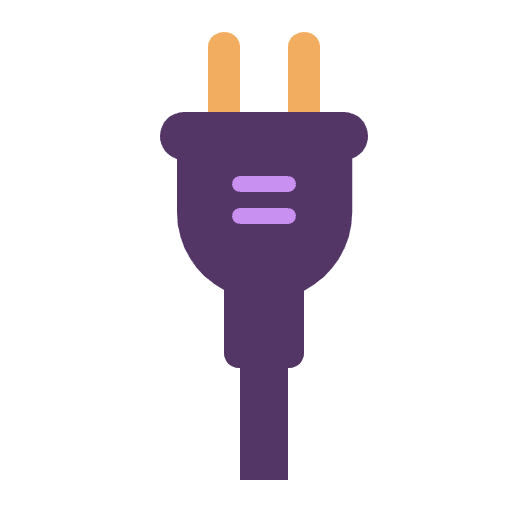 Electric Plug Flat Element from Fluent Emoji Flat Set