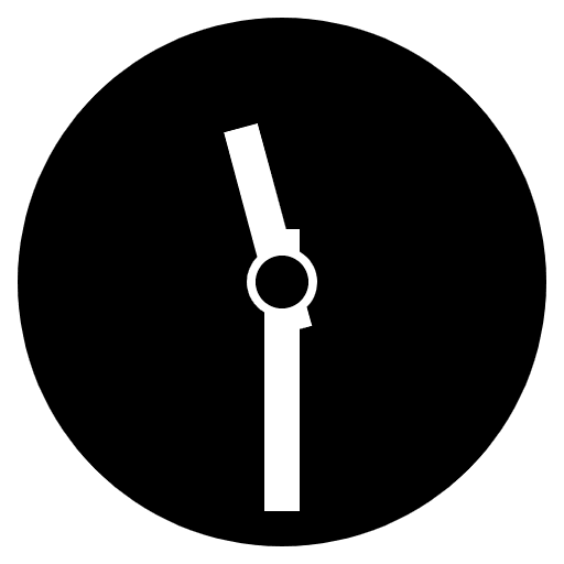 Eleven Thirty Emoji from EmojiTwo Black Set