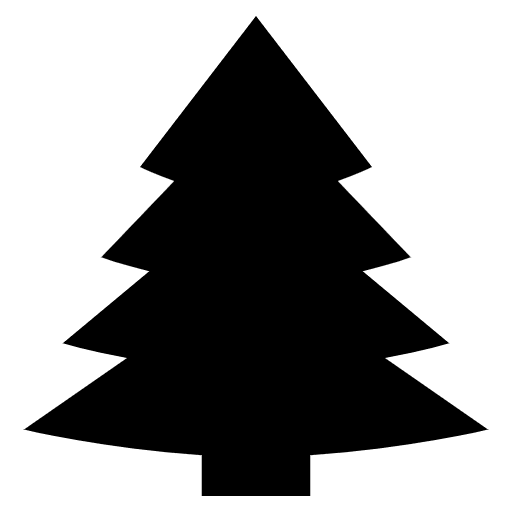 Evergreen Tree Element from EmojiTwo Black Set