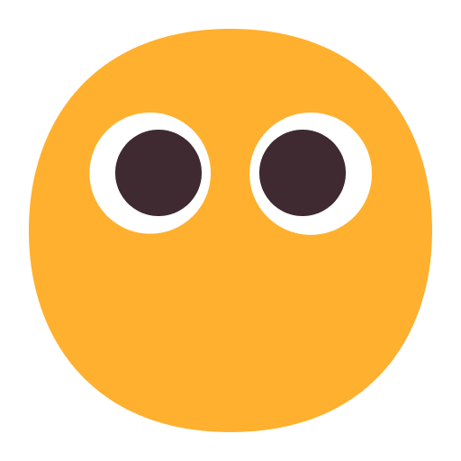 Face Without Mouth Flat Emoji from Fluent Emoji Flat Set